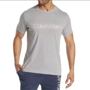 Calvin Klein Mens T-Shirt Grey Color